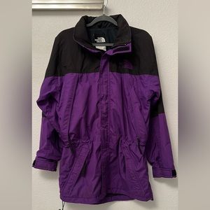 The North Face Women's Purple and Black Ski Jacket